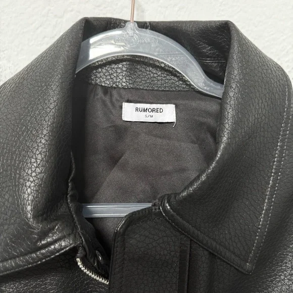 Rumored Black Leather Jacket - Picture 3 of 4